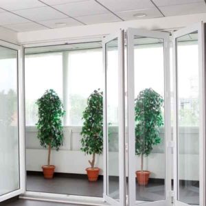 Складная алюминиевая дверь GFTD585 Складная алюминиевая дверь GFTD585